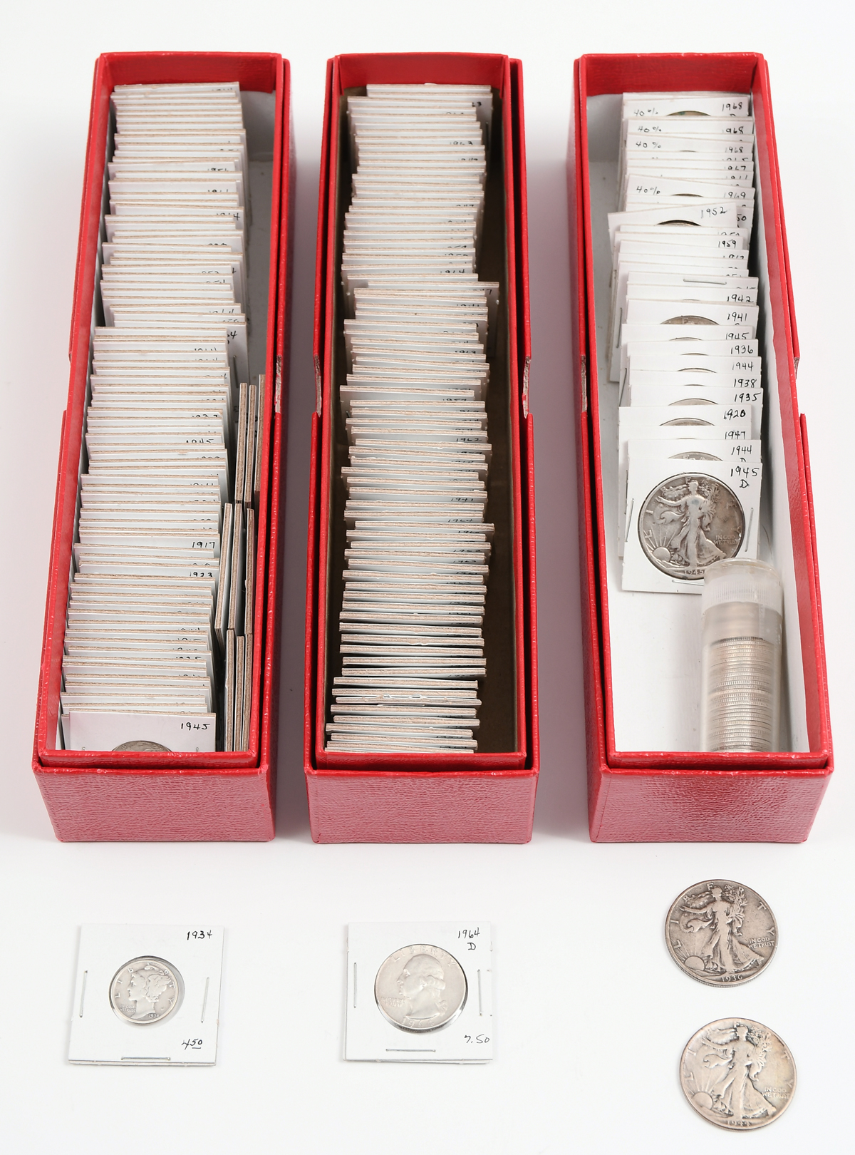 250+ U.S. MINT SILVER COIN COLLECTION: