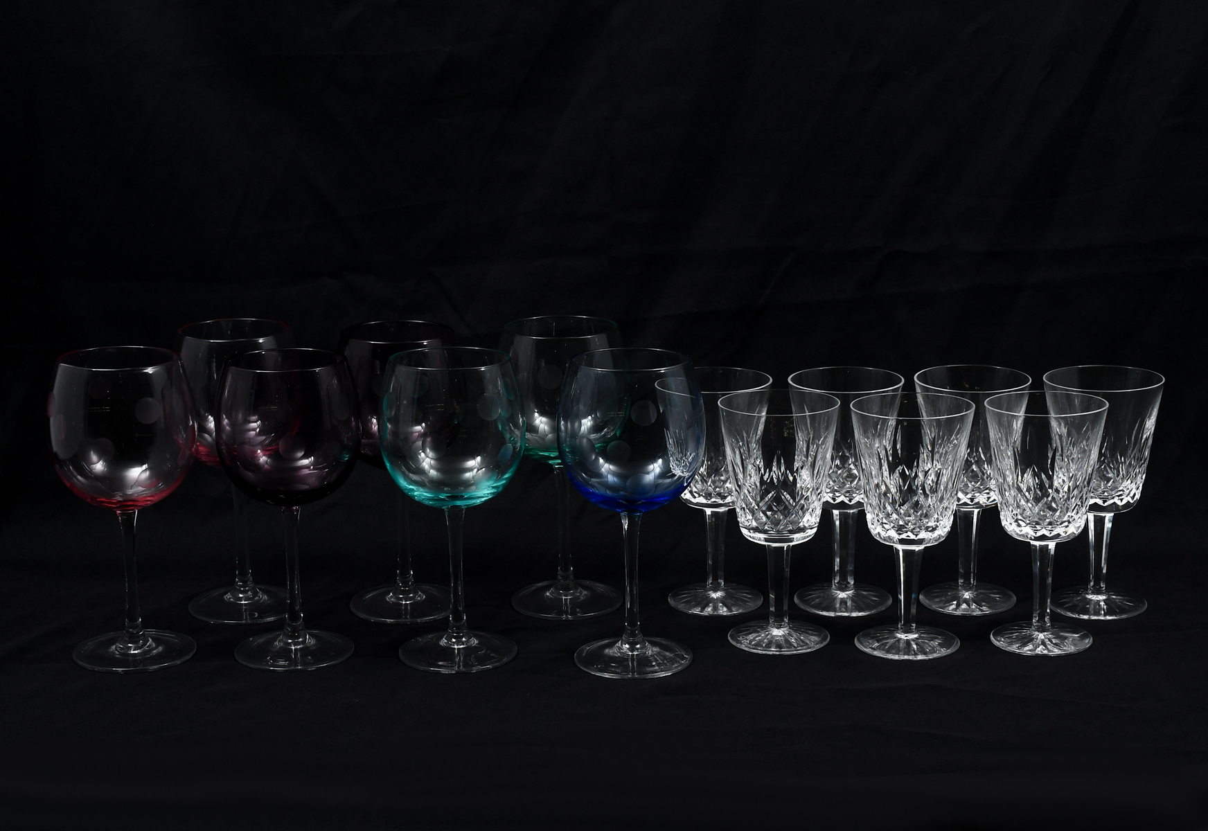 14 PC. WATERFORD STEMWARE TO INCLUDE