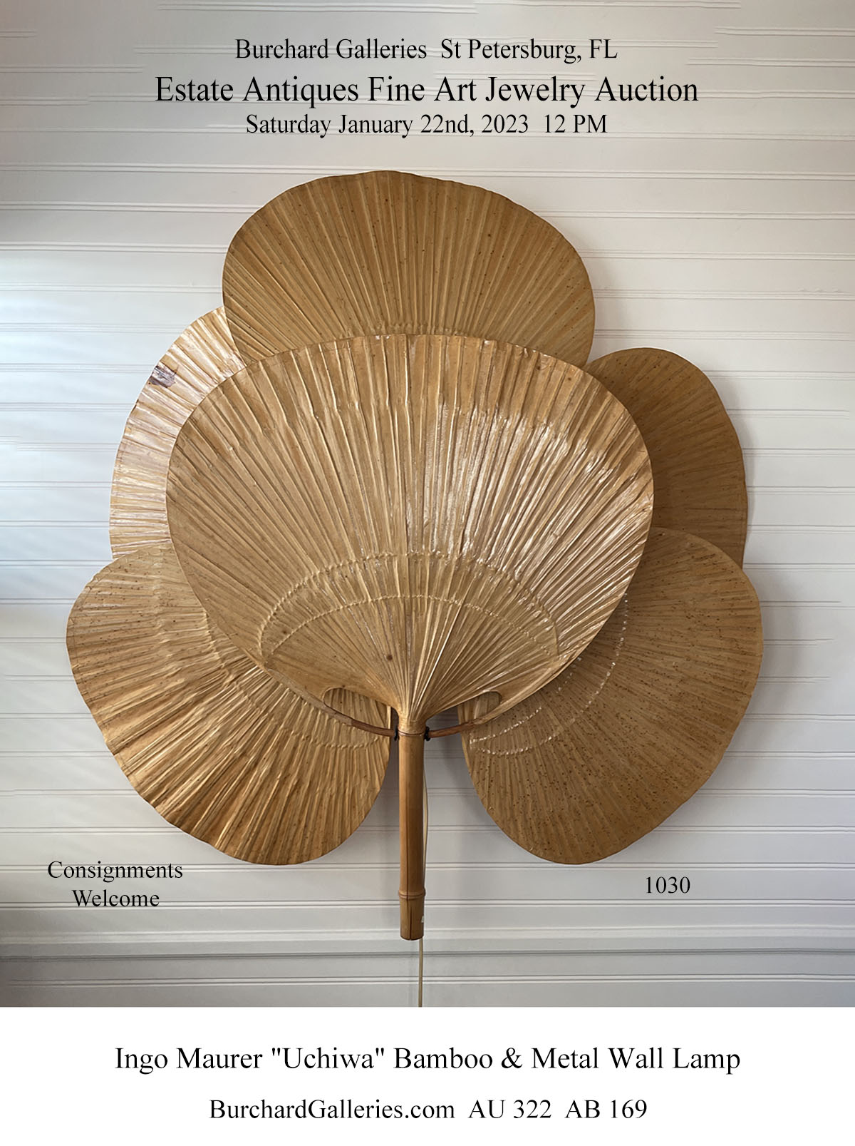 INGO MAURER UCHIWA BAMBOO  2ecb34