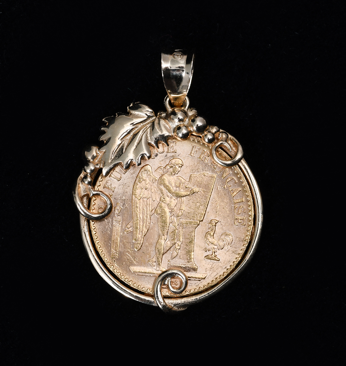 14K GOLD COIN PENDANT Approx  2ecb35