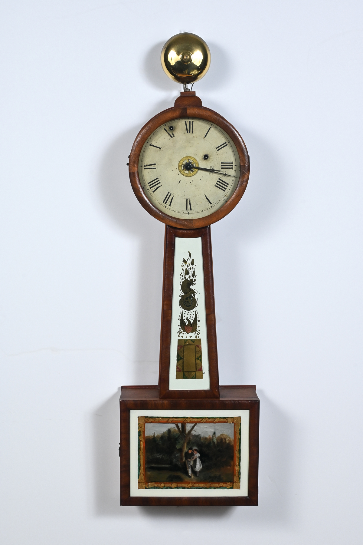 AARON WILLARD STYLE BANJO CLOCK  2ecba4