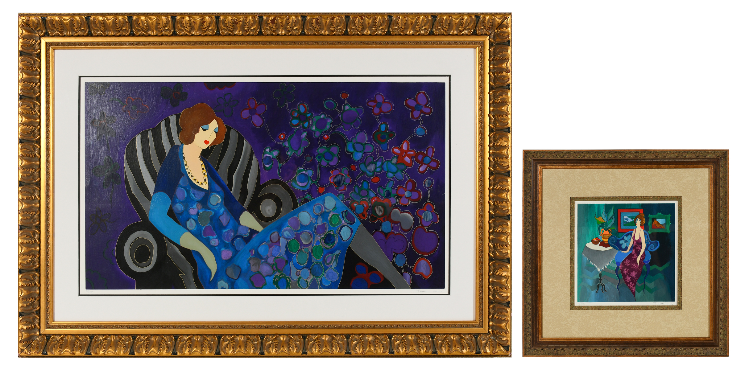 TWO TARKAY LIMITED EDITION SIGNED PRINTS: