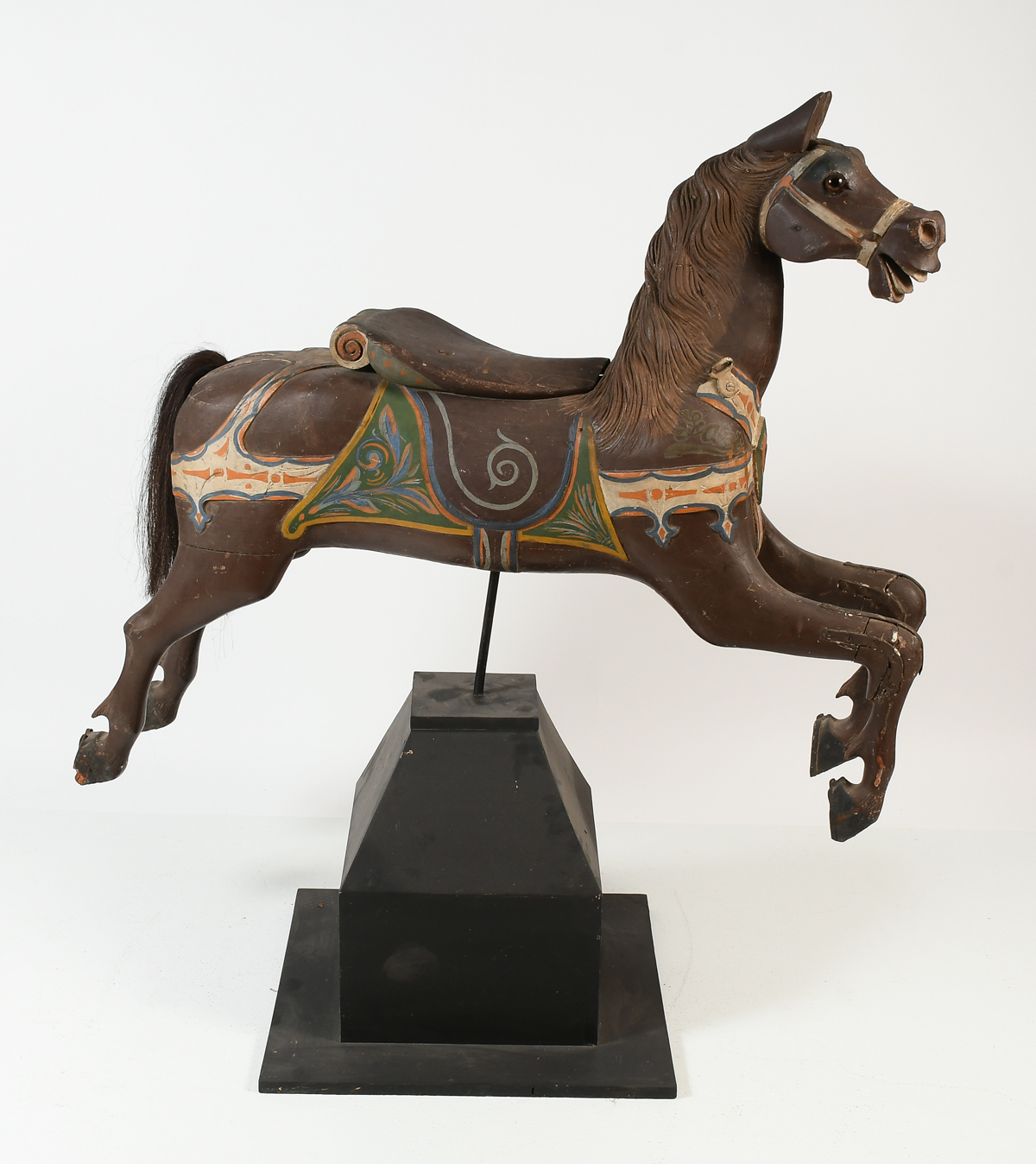 A FRENCH DECORATED CAROUSEL HORSE  2ecd15