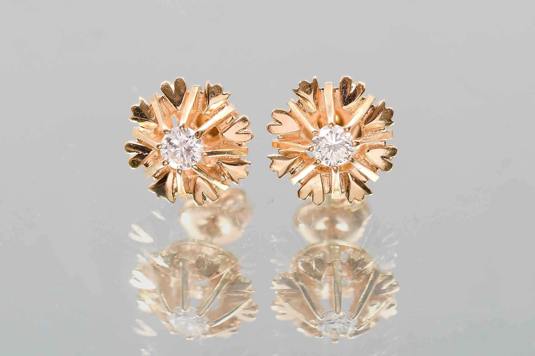 14K 33 CT DIAMOND EARRINGS 14K 2ecd1f