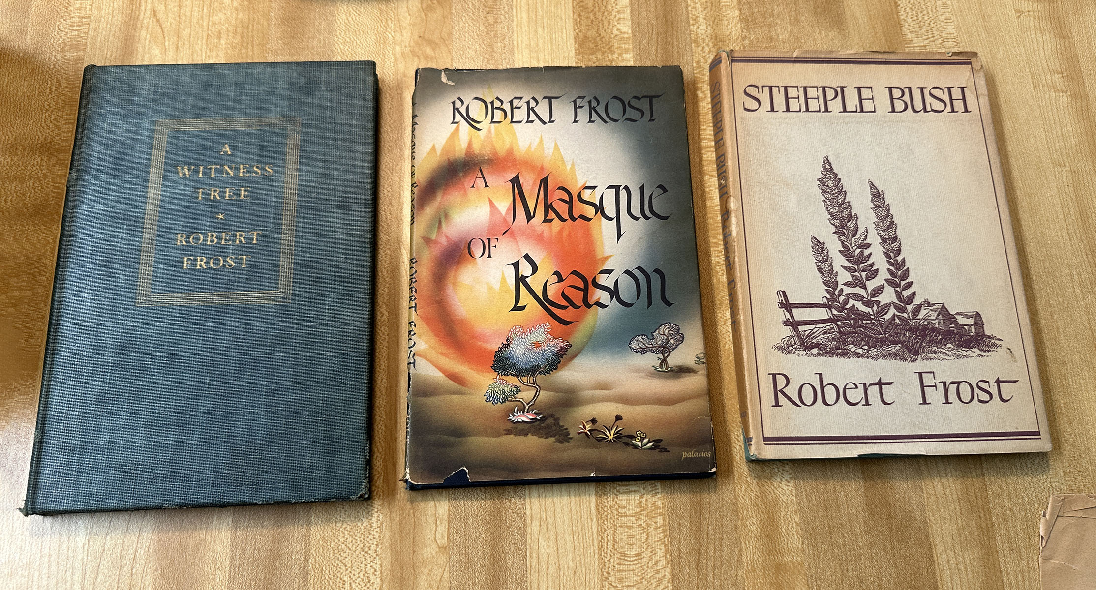 3 ROBERT FROST 1ST EDITION BOOKS,