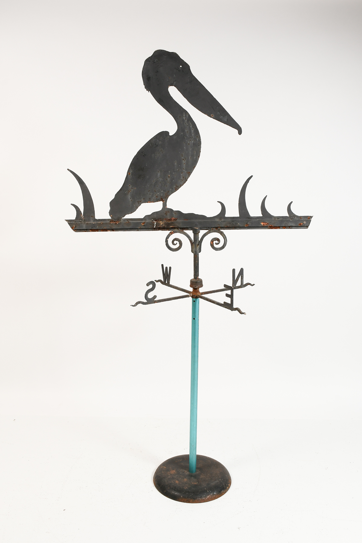 1920's ART DECO MIAMI PELICAN WEATHERVANE: