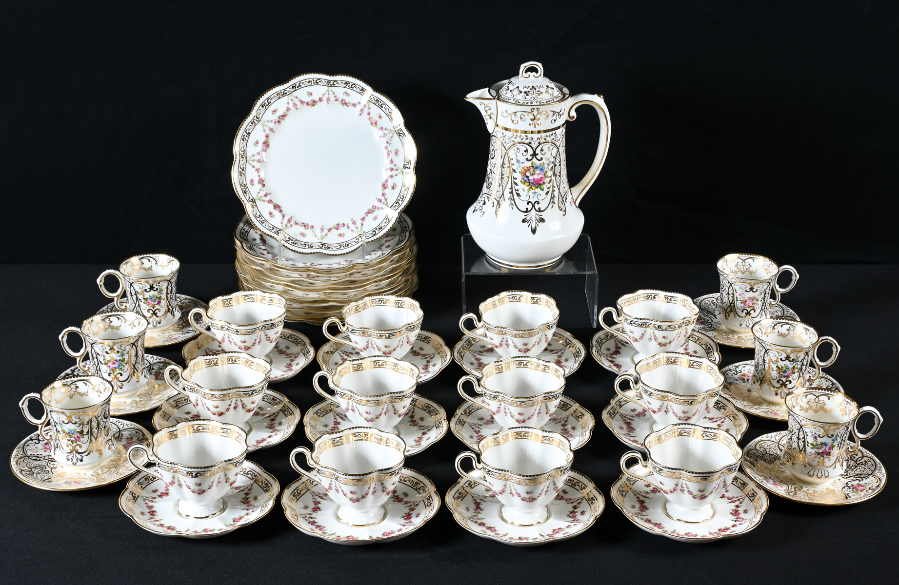 2 ENGLISH COLLAMORE CAULDON PORCELAIN 2ece02