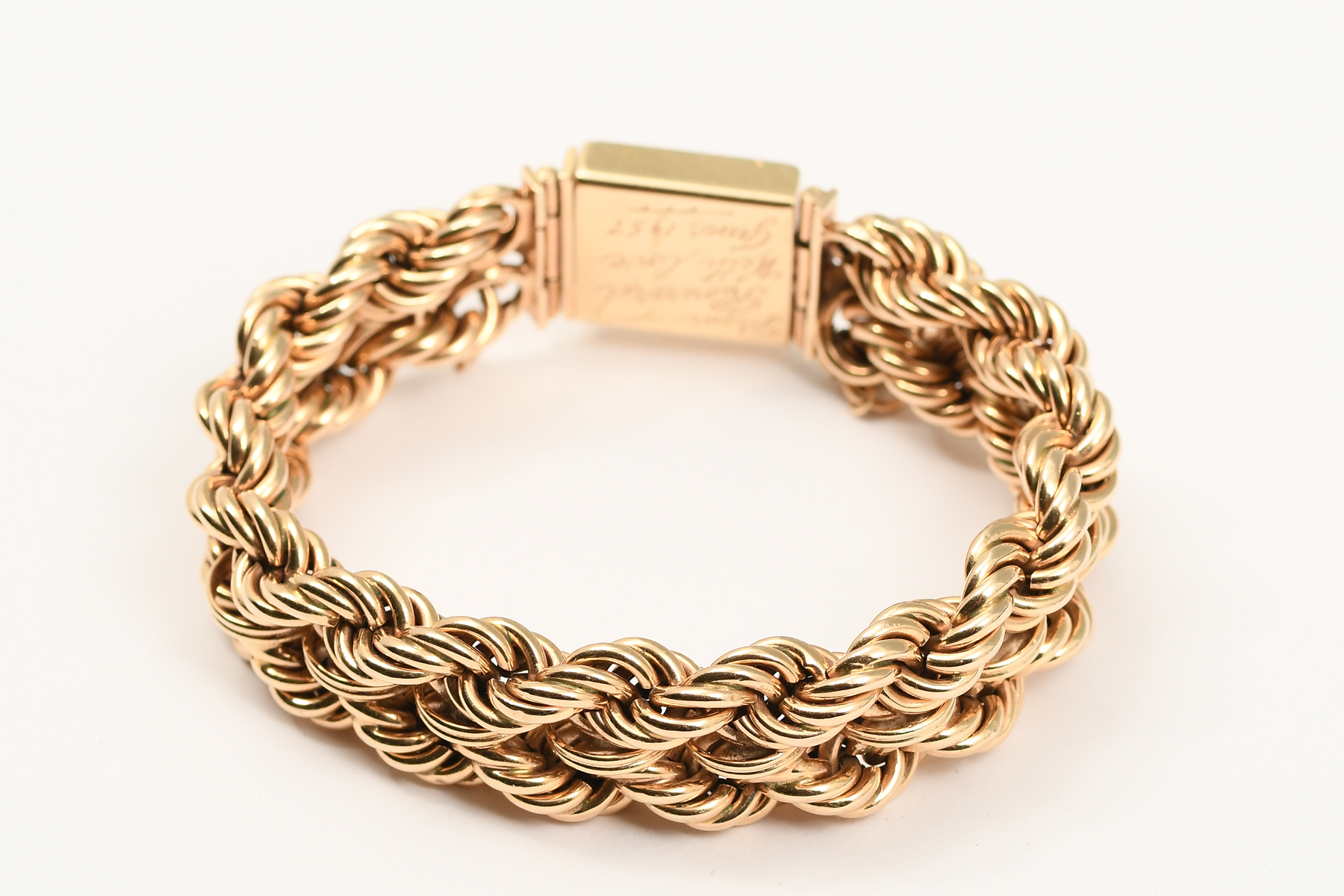 14K GOLD KNOT BRACELET Inside 2ecea8