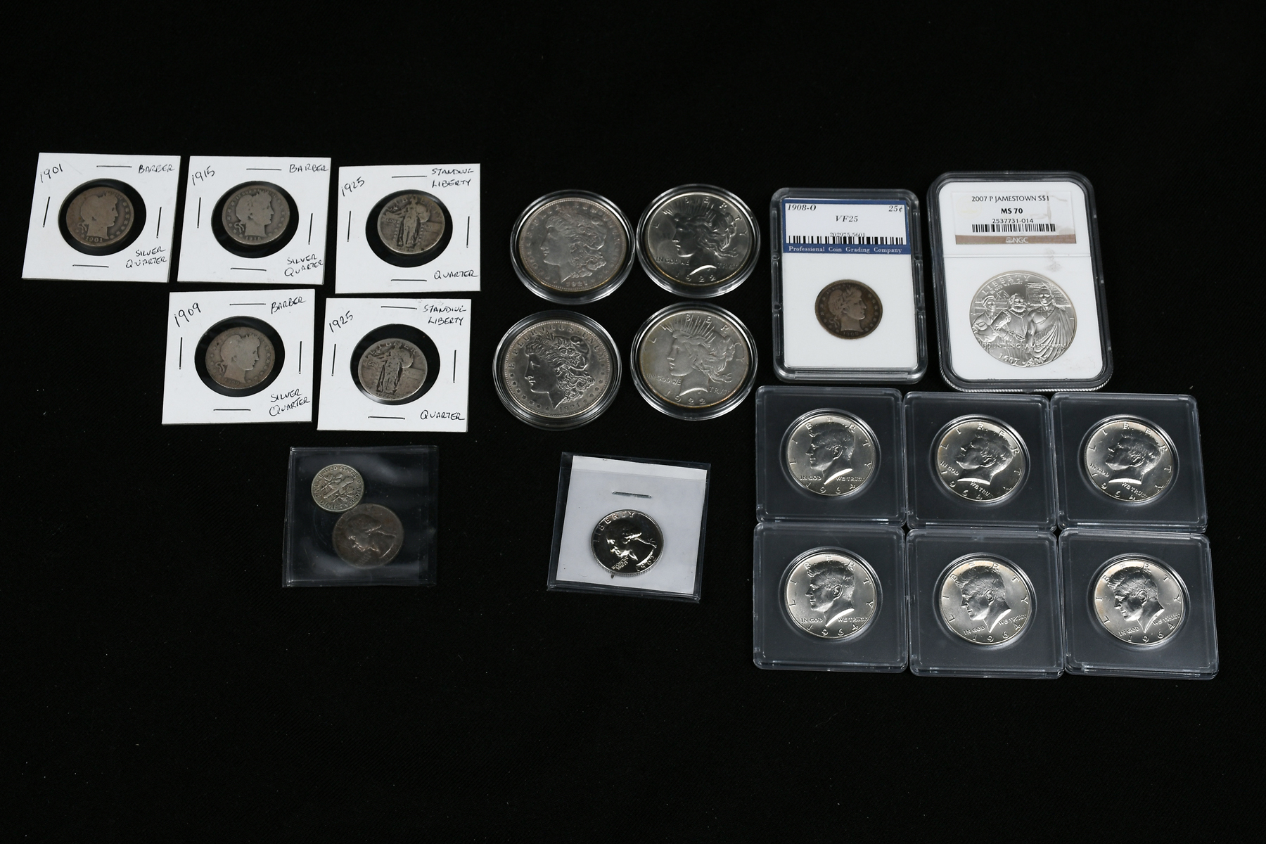 20 PC U S MINT SILVER COIN COLLECTION  2ecfac