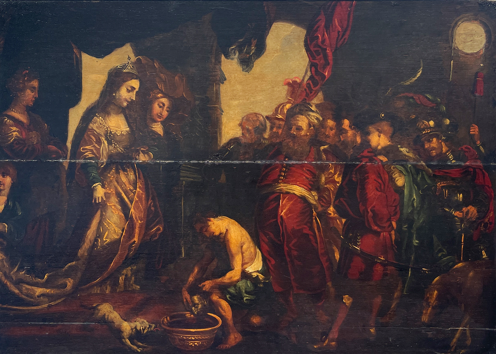 OLD MASTER STYLE RELIGIOUS PAINTING: