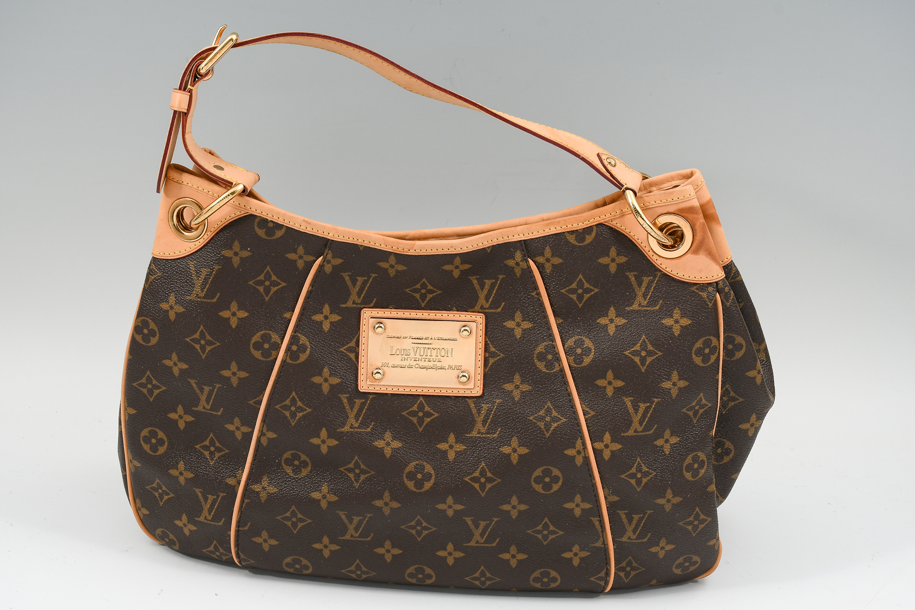 LOUIS VUITTON BROWN MONOGRAM GALLIERA 2ed0f2