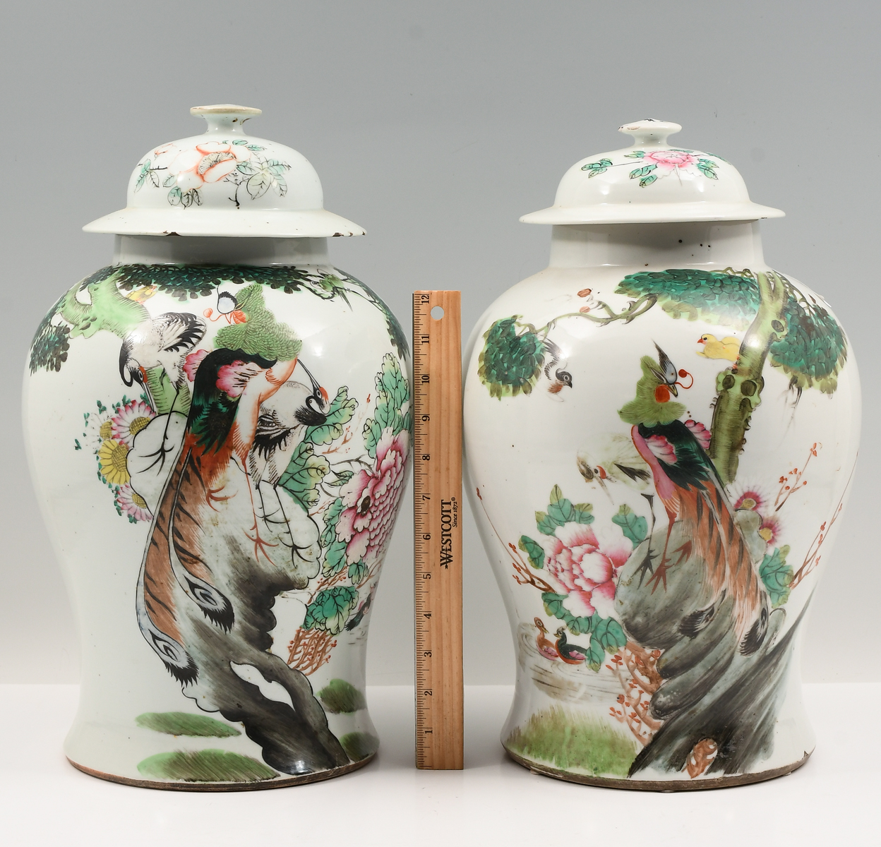PAIR OF CHINESE QING DYNASTY BALUSTER