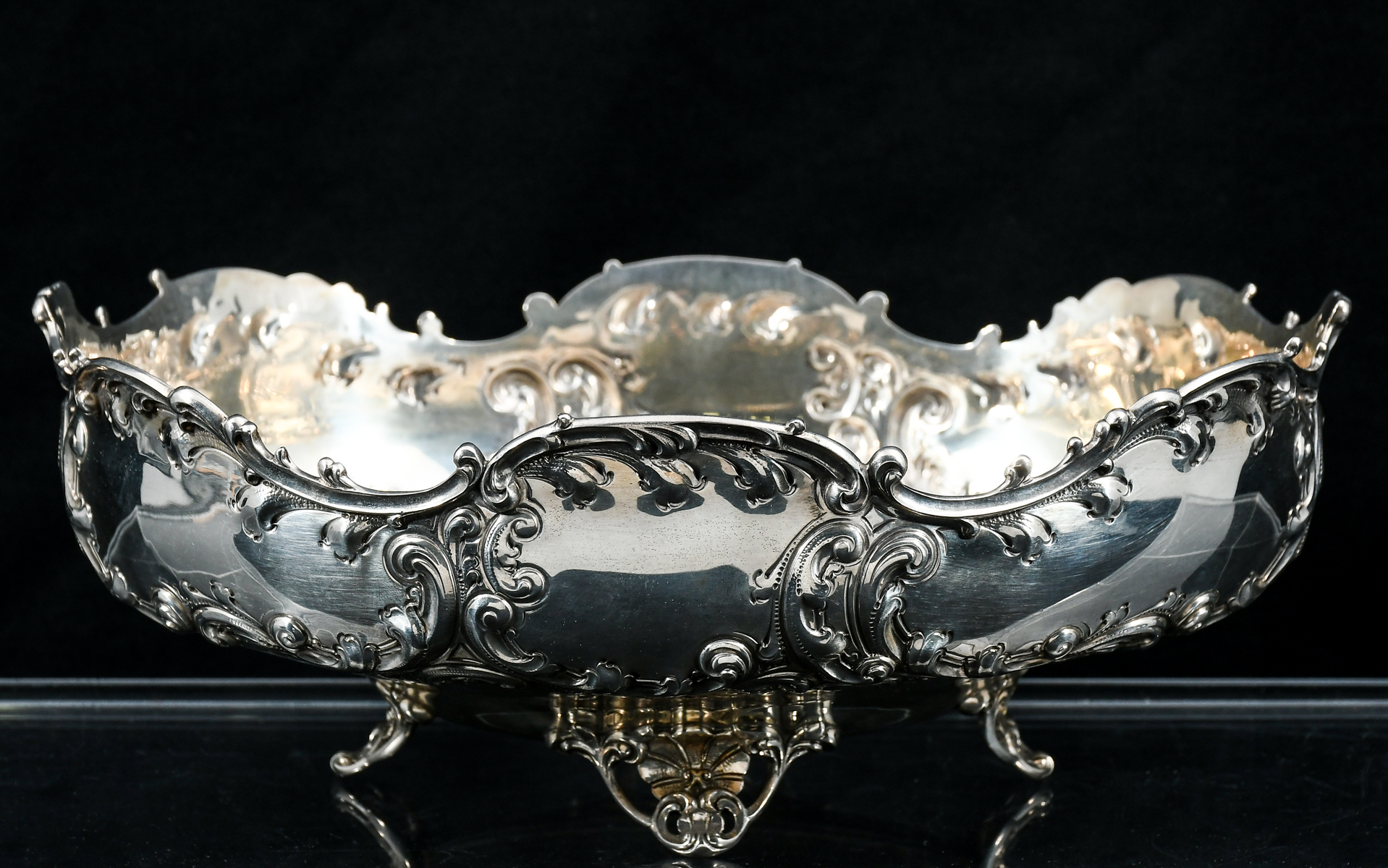 EMBOSSED STERLING DOMINICK & HAFF CONSOLE