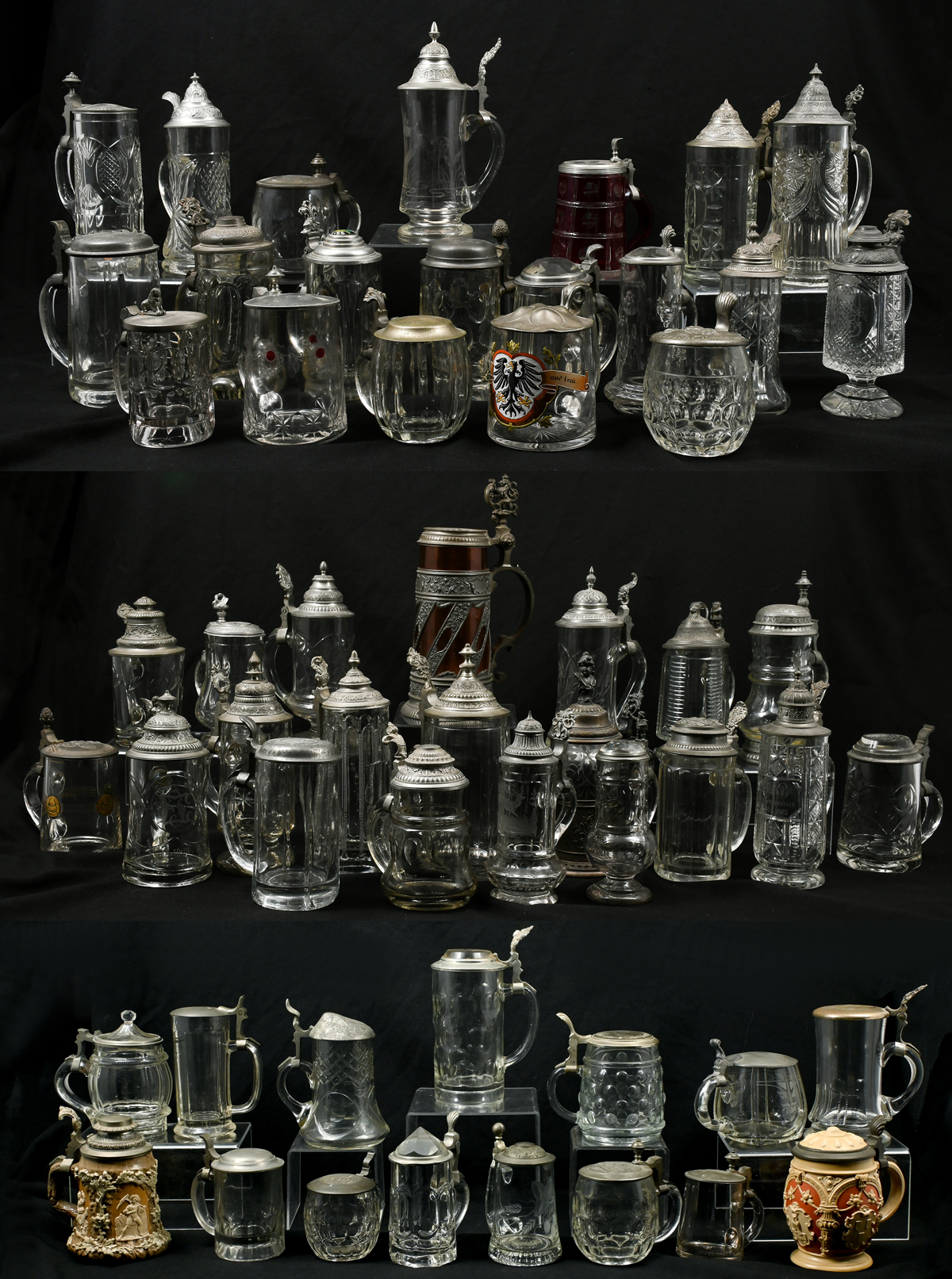 MASSIVE STEIN COLLECTION: 1) Large