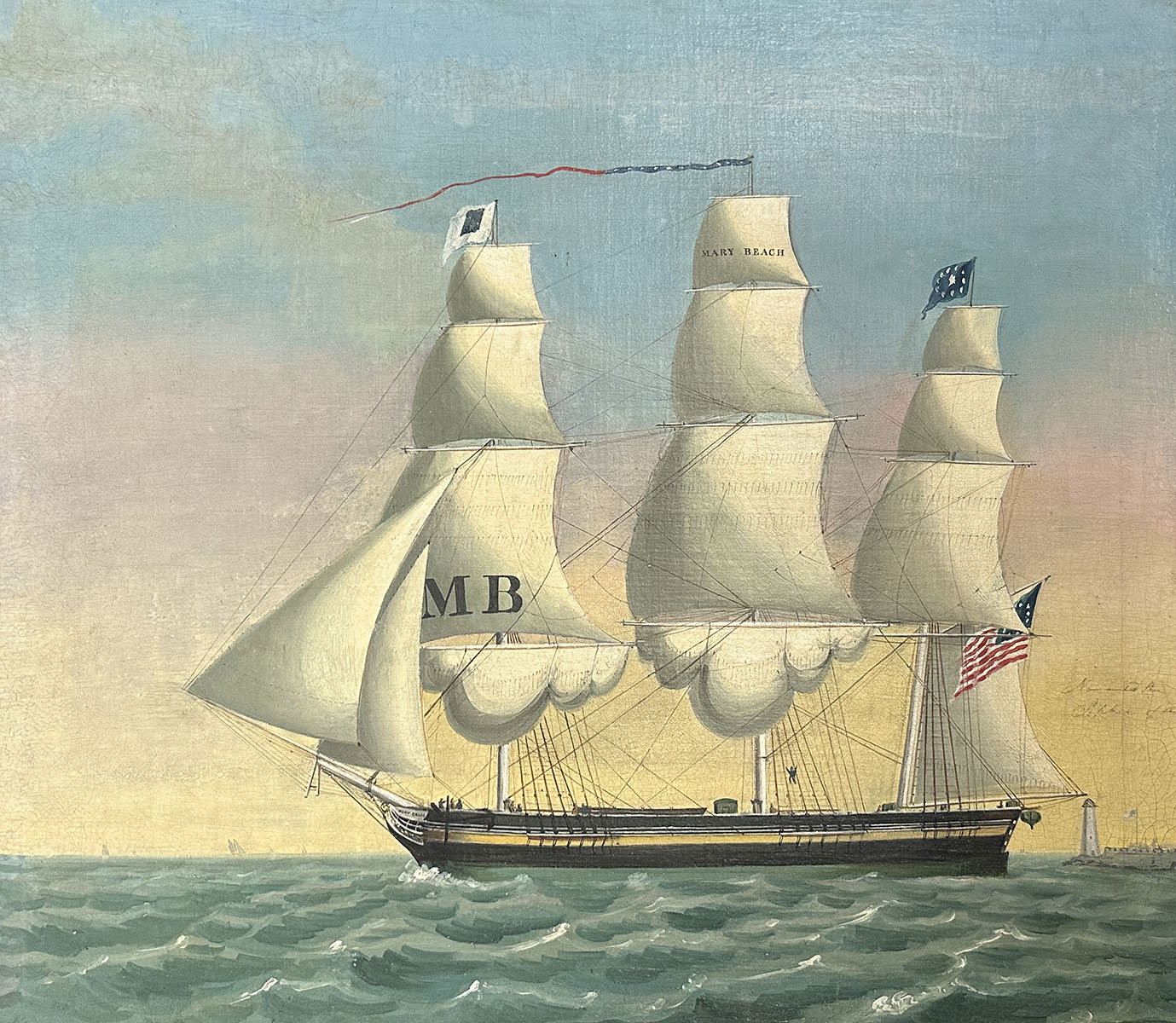 CLIPPER SHIP MARY BEACH OFF OF