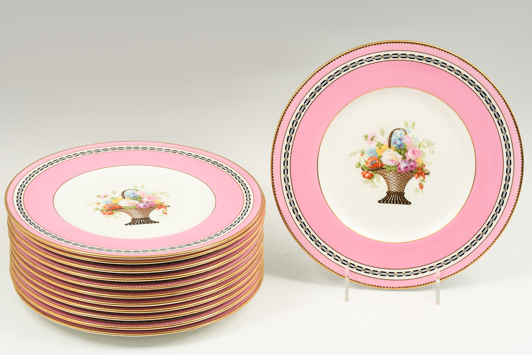 12 PC. MINTON FOR OVINGTON BROTHERS