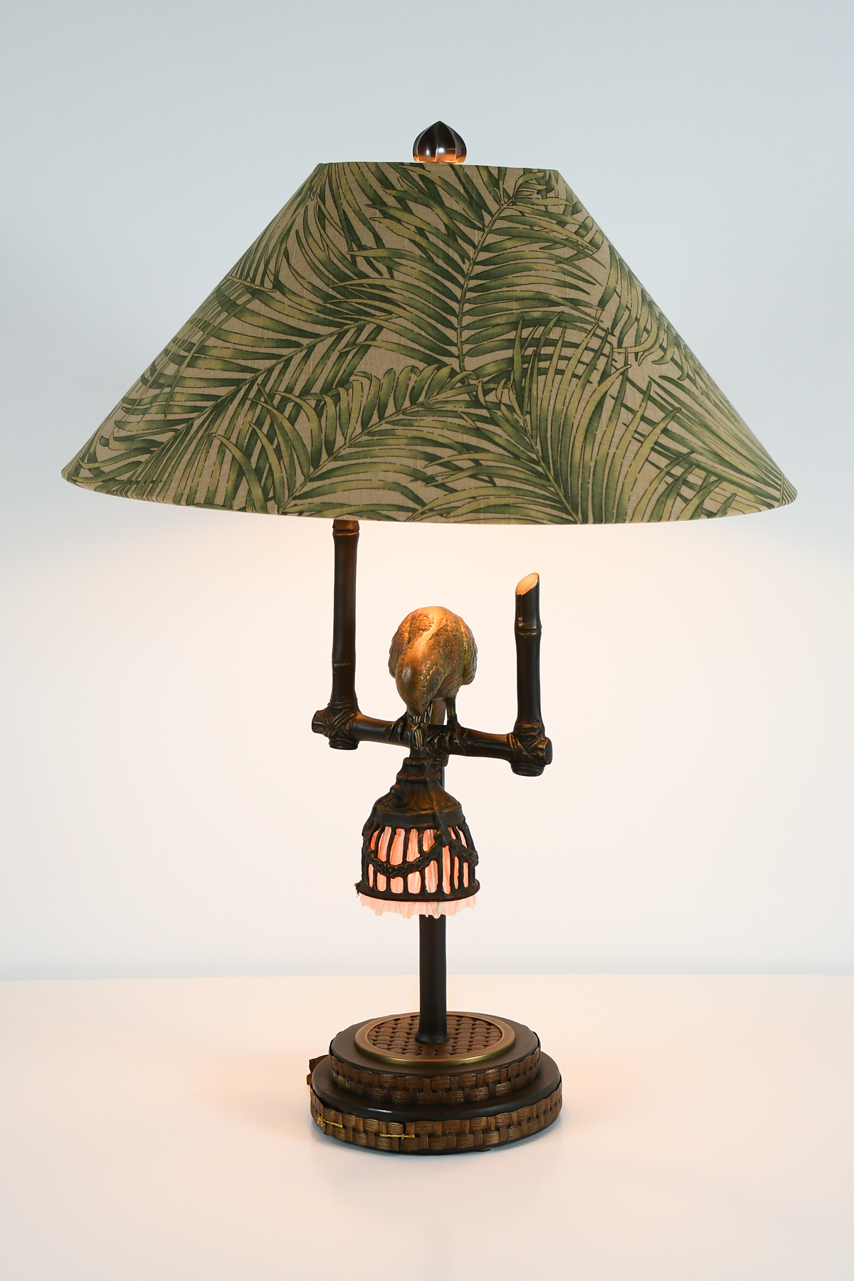 FREDERICK COOPER PARROT LAMP Bronze 2ed2cb