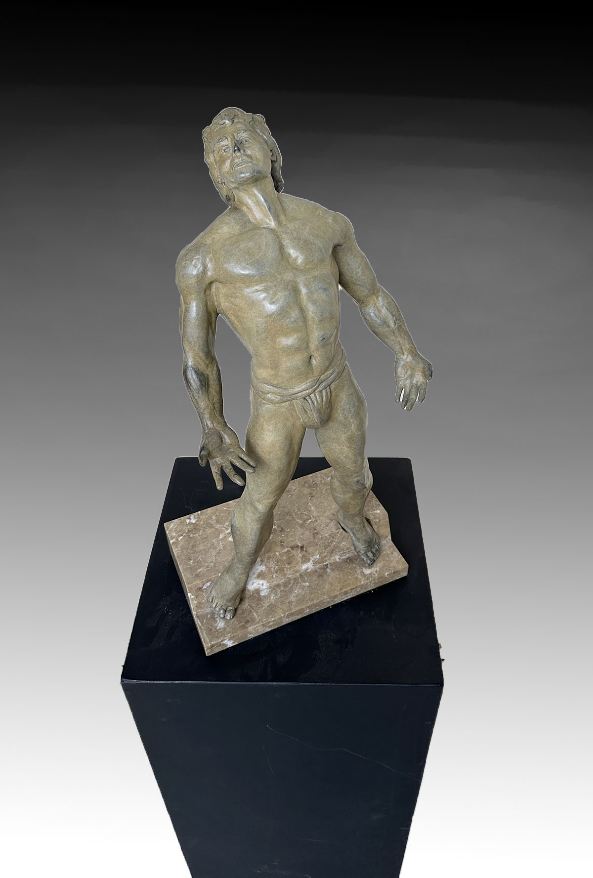 HAROLD ACH AGONIZED MAN PATINATED 2ed34c