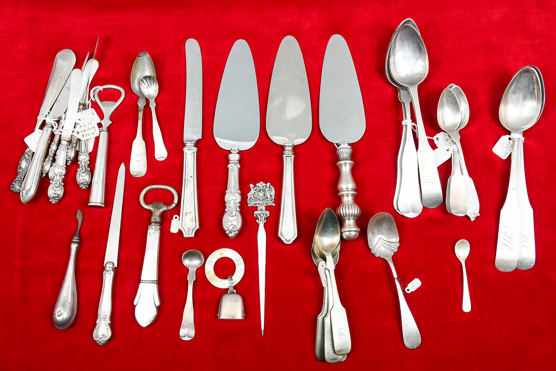 COIN SILVER FLATWARE & STERLING