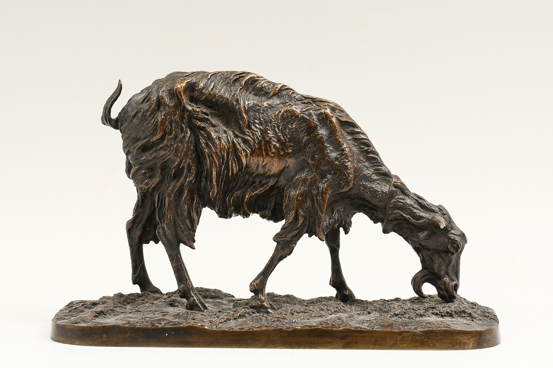 PERIOD P.J. MENE BRONZE GOAT: 6''