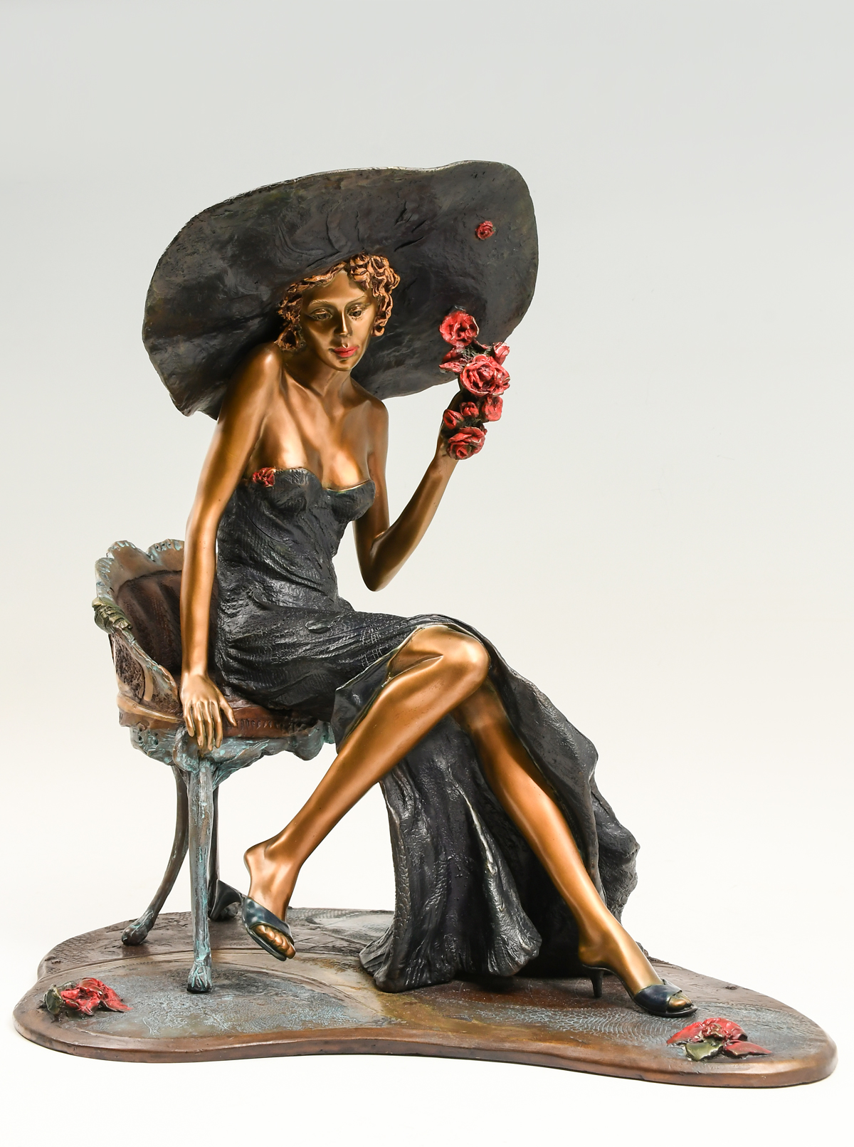 ISAAC MAIMON BRONZE ''EMMA ROSE'':