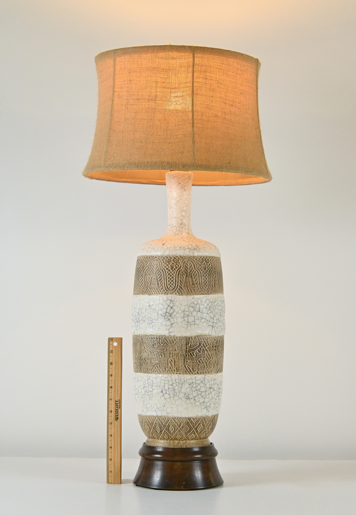 POTTERY LAMP AFTER UGO ZACCAGNINI: