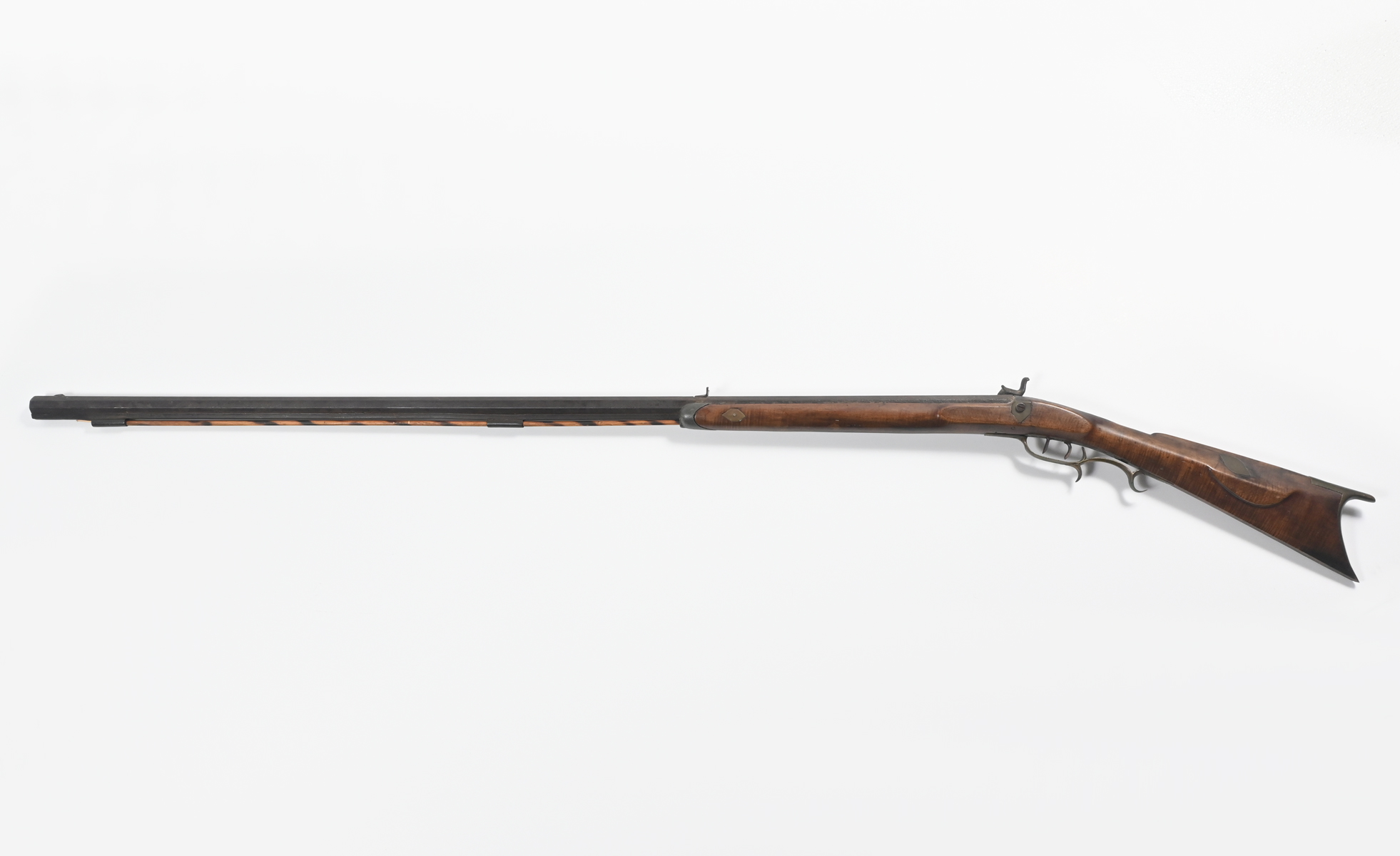 19TH-C. BLACK POWDER OCTAGONAL MUSKET