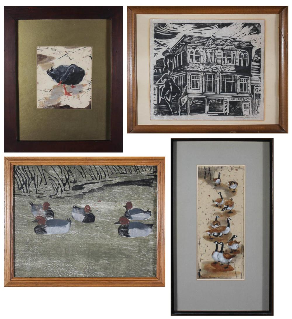 EUNICE JENSEN PARSONS FOUR FRAMED 2ed496