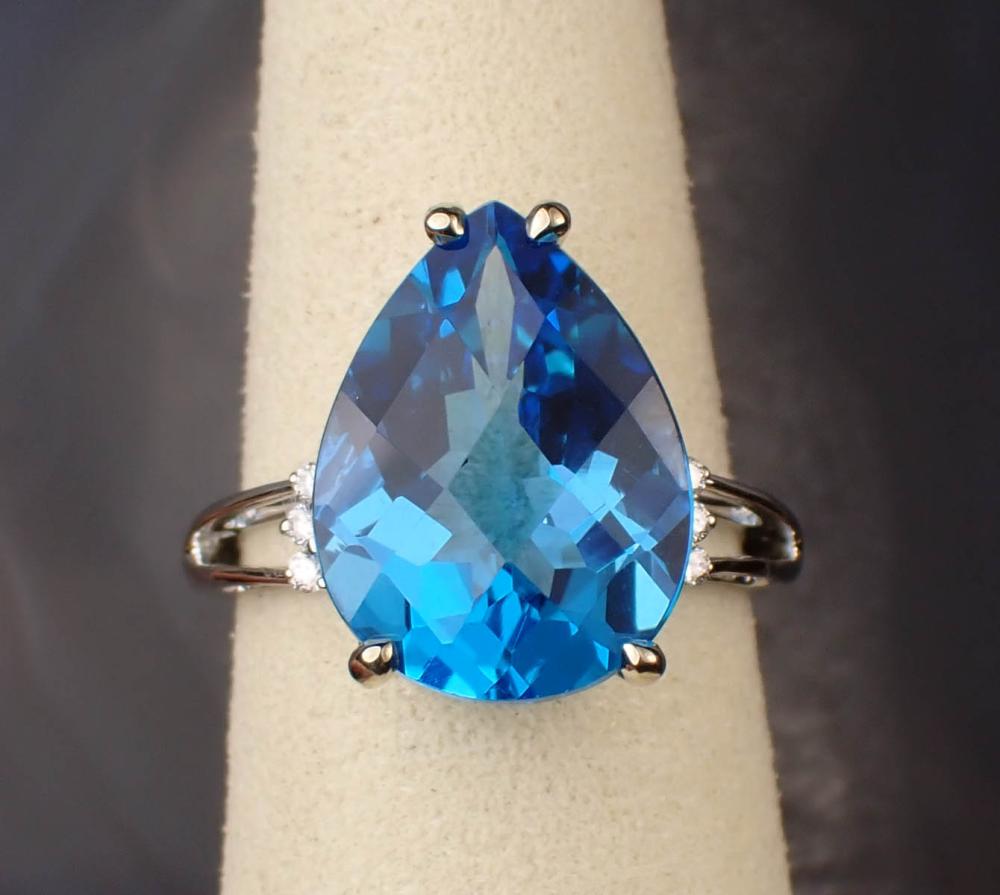 BLUE TOPAZ DIAMOND AND FOURTEEN 2ed498