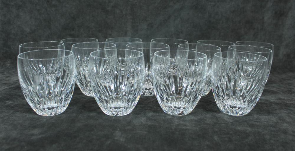 SET OF FOURTEEN FRENCH CRYSTAL 2ed4ec