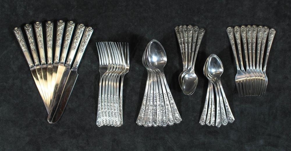 STERLING SILVER FLATWARE SETSTERLING