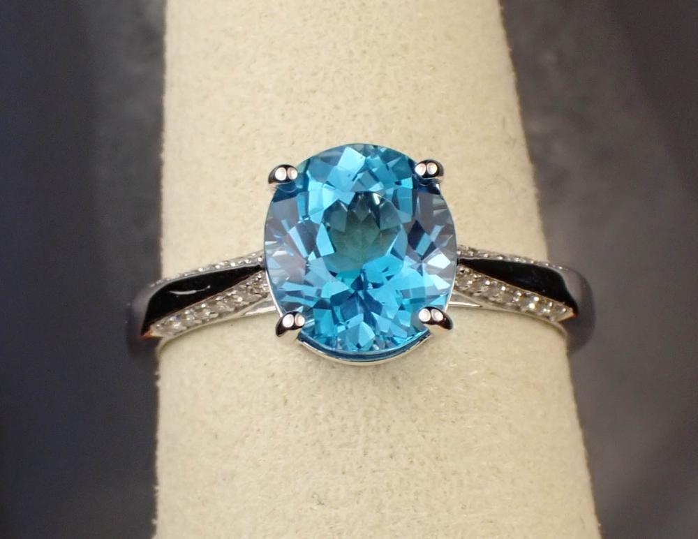 BLUE TOPAZ DIAMOND AND FOURTEEN 2ed57d