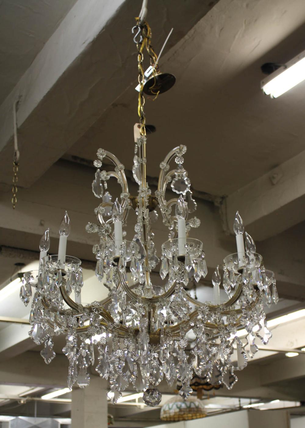 FRENCH STYLE TWELVE LIGHT CRYSTAL 2ed585