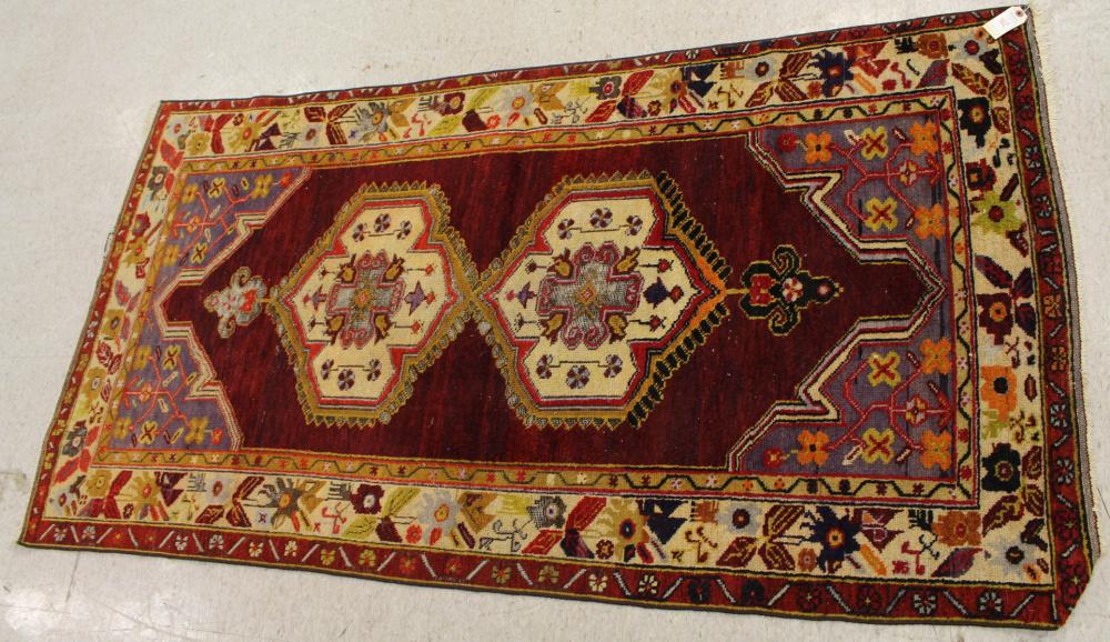 SEMI-ANTIQUE TURKISH AREA RUGSEMI-ANTIQUE