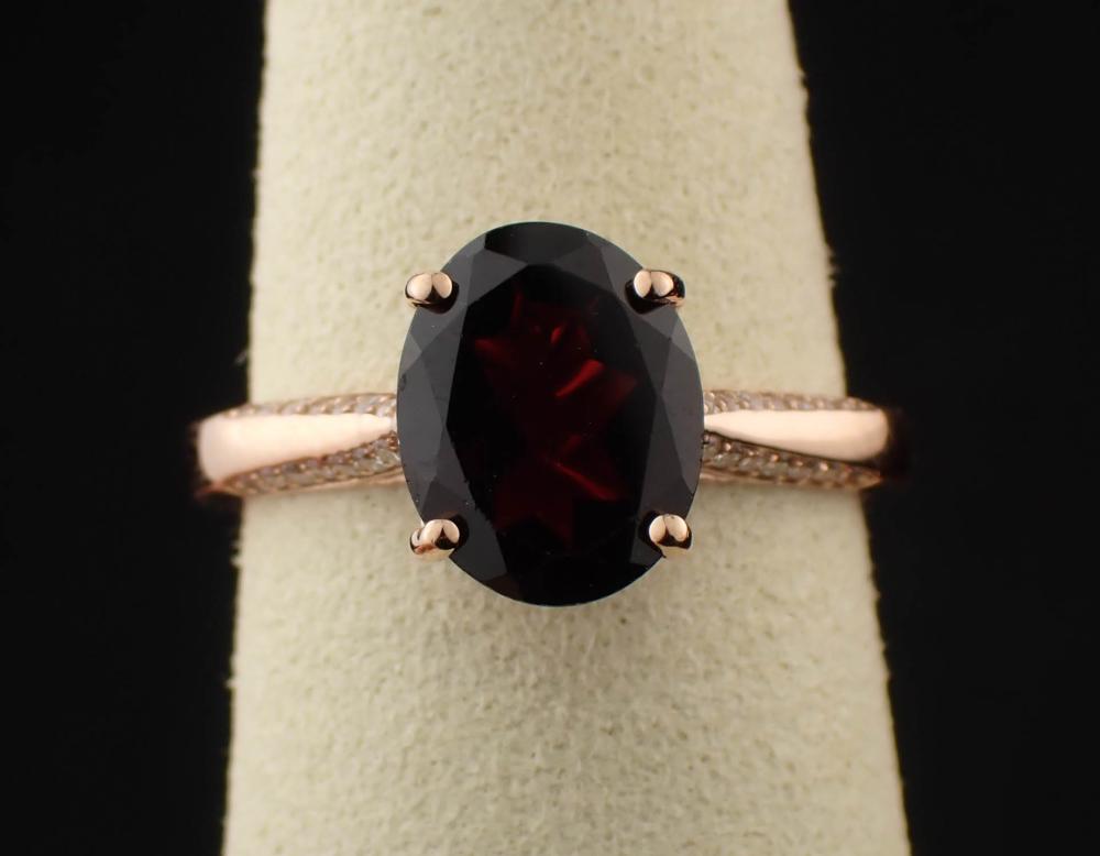 GARNET DIAMOND AND FOURTEEN KARAT 2ed716