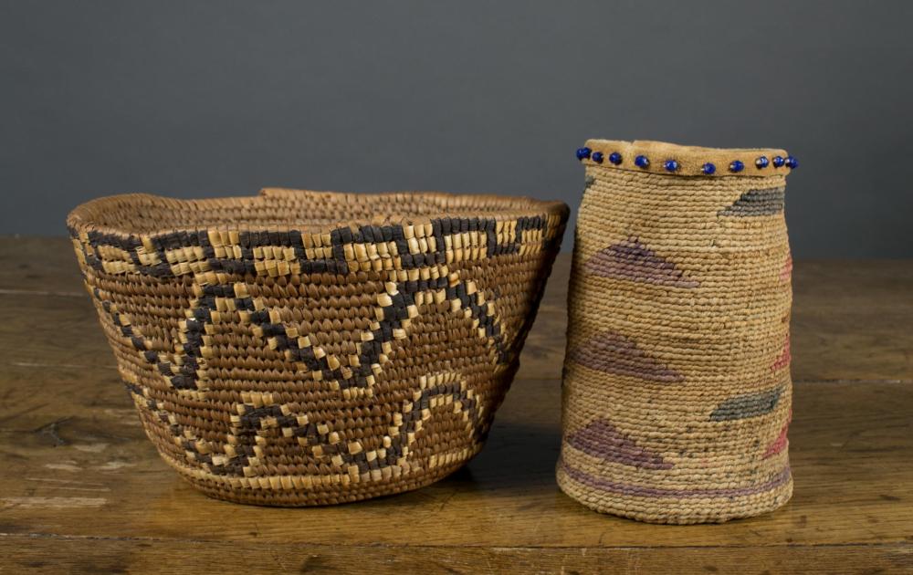 TWO NORTHWEST NATIVE AMERICAN BASKETSTWO 2ed71c