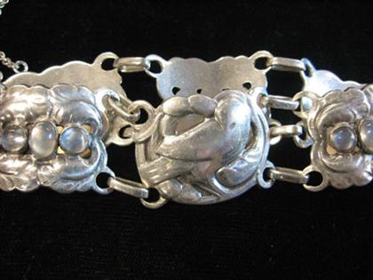 Danish style sterling silver bracelet,