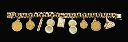 14 karat yellow gold charm bracelet 4abaf