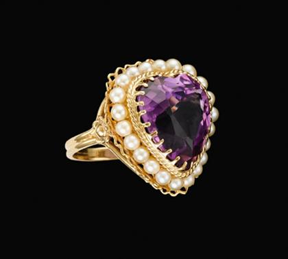 14 karat yellow gold amethyst 4abdf