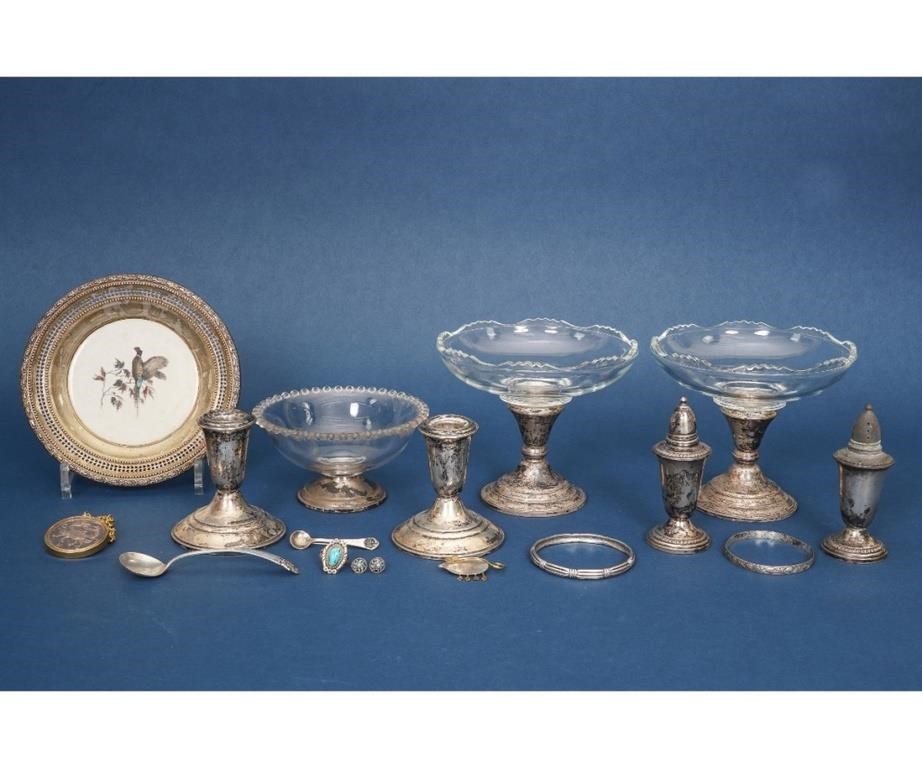 Weighted sterling silver tableware