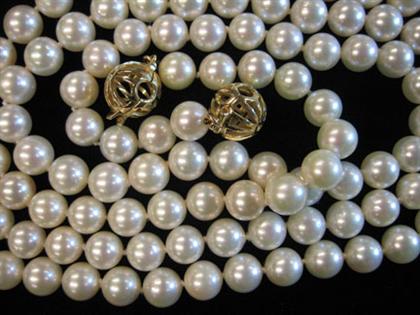 Opera length cultured pearl necklace 4abfd