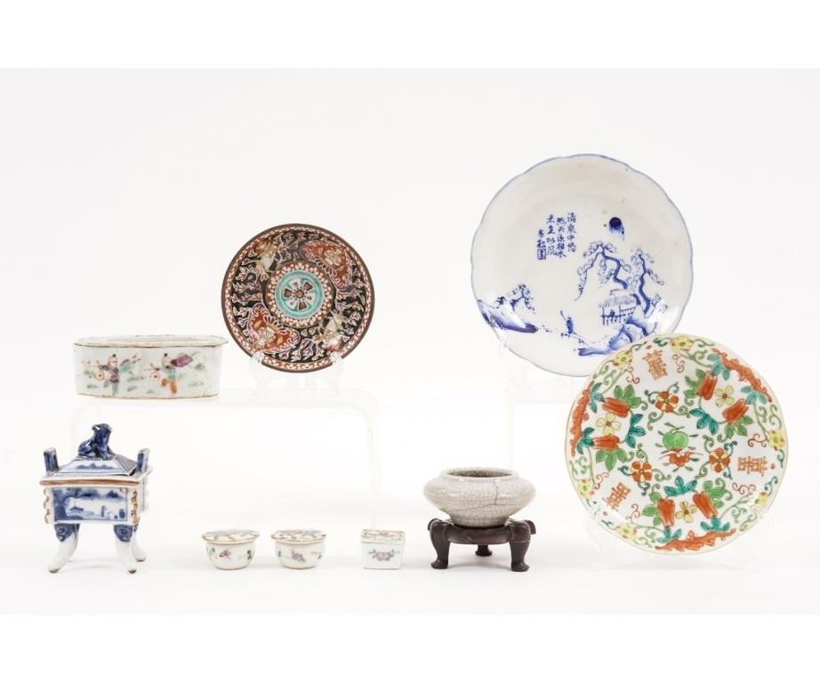 Asian porcelain tableware to include