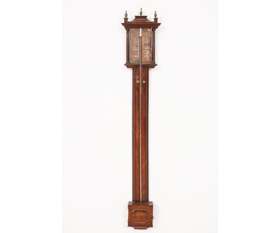 George III mahogany stick barometer 2eb804