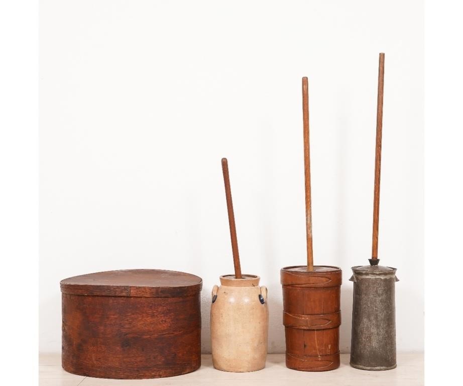 Three butter churns to include 2eb871