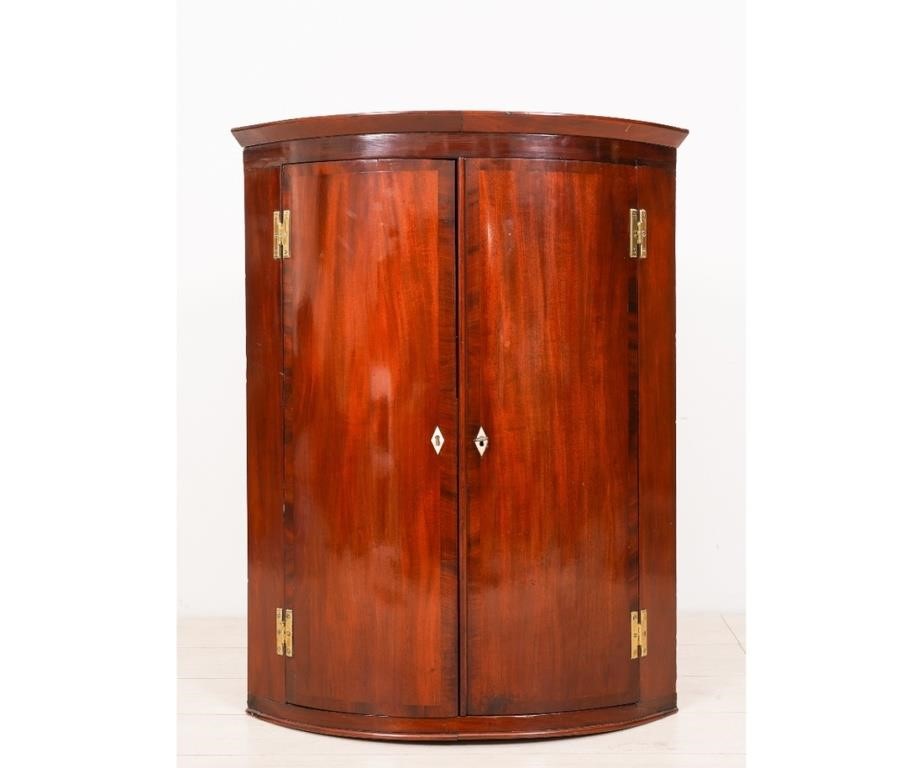 George III mahogany barrel front