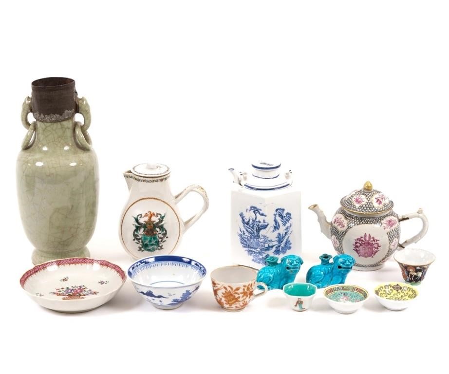 Chinese porcelain tableware mostly