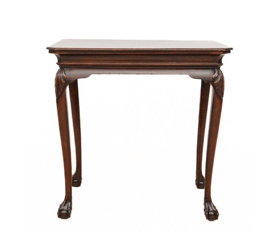 George III mahogany rectangular