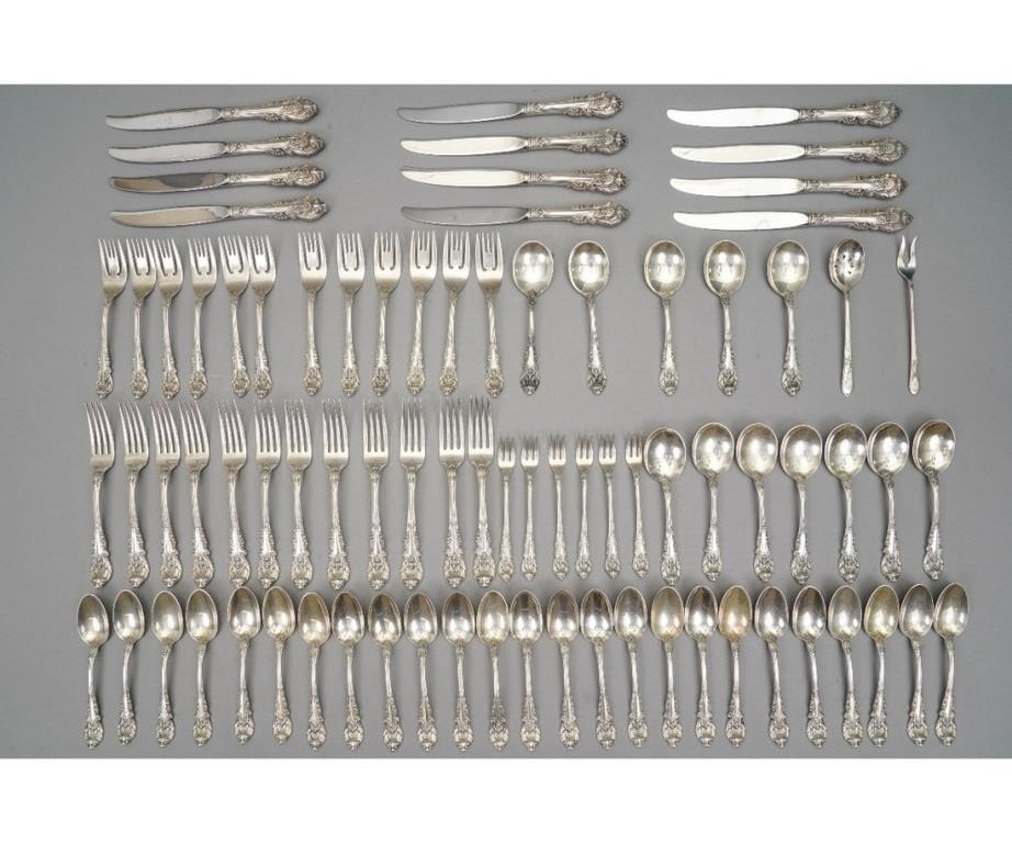 Sterling silver flatware service 2eb933