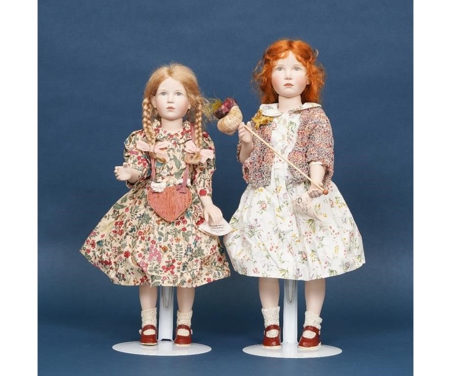 Two Regina Sandreuter dolls Claudine  2eb987