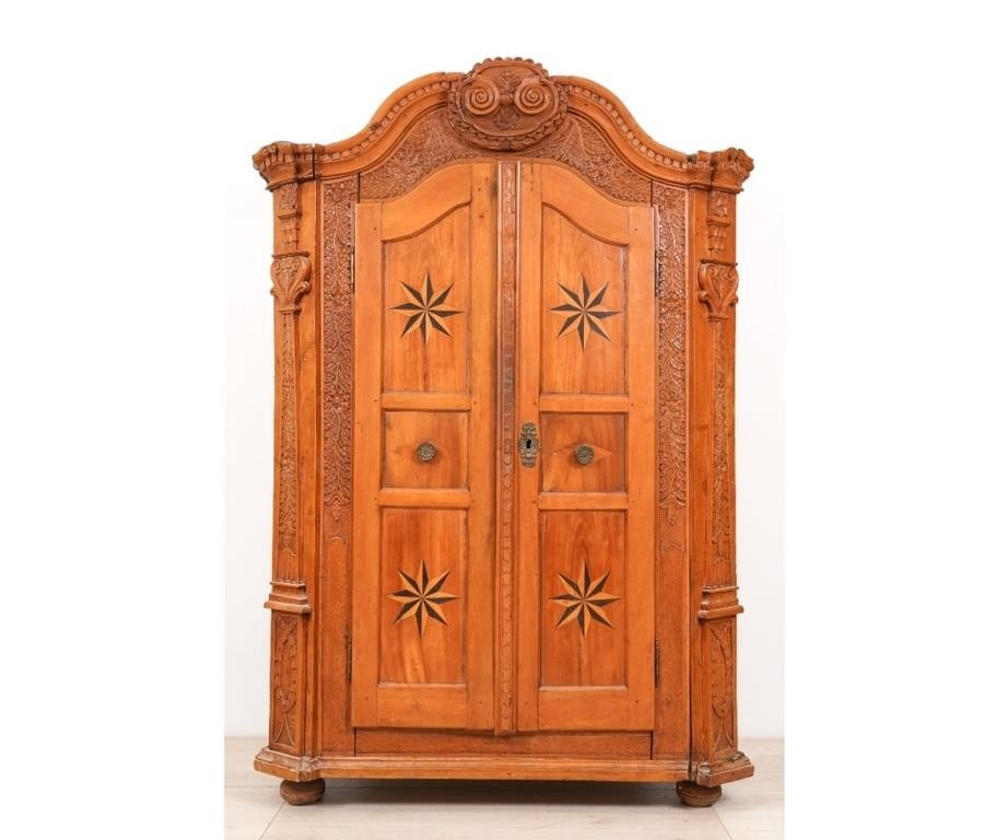 French cherry armoire early 18th 2eb993